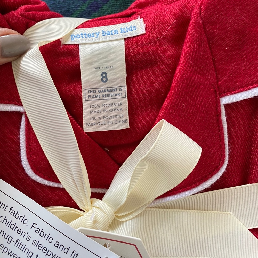 Pottery Barn Kids Pajamas SZ 8